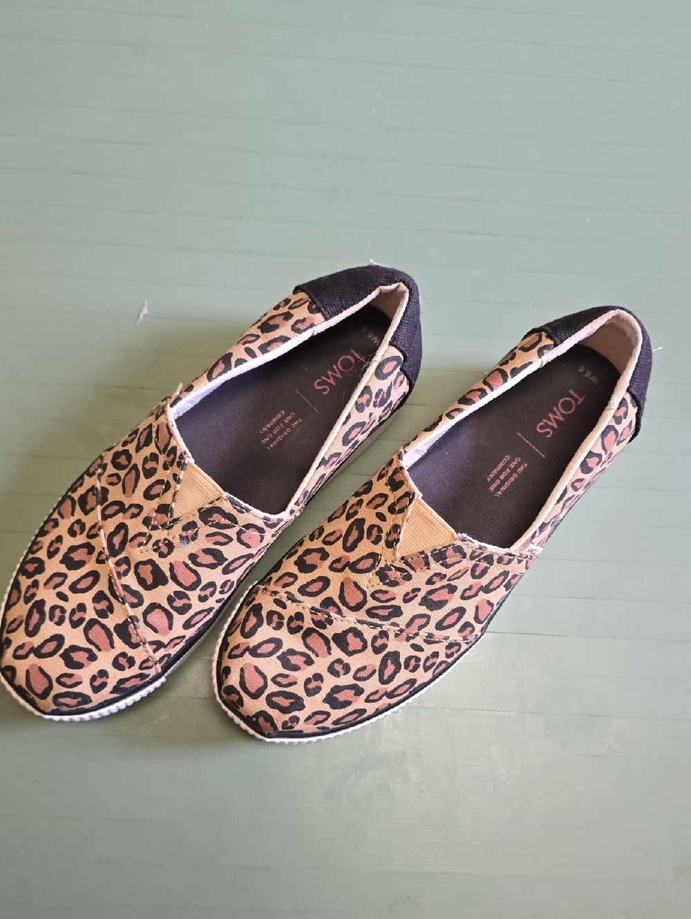 TOMS Women's Leopard Print Slip-On Shoes - Platform